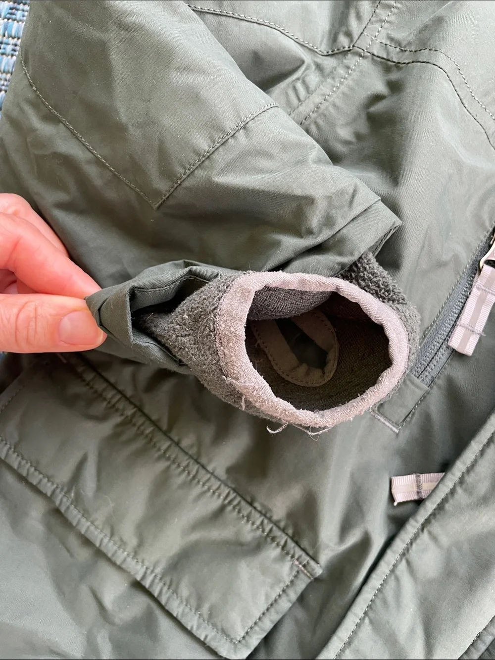 Lands' End Olive 4-in-1 Puffer Jacket